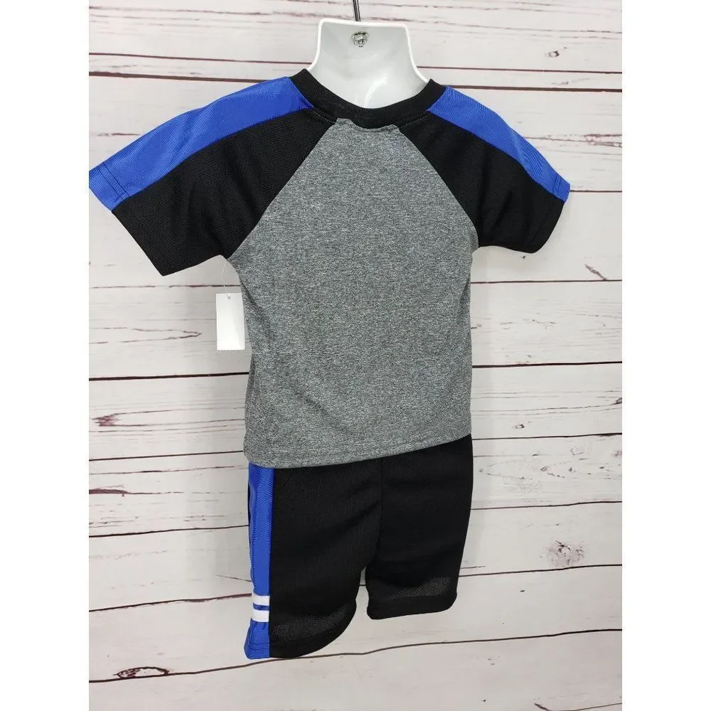 MAD GAME Legend 23 gray blue black 2 piece‎ boy outfit